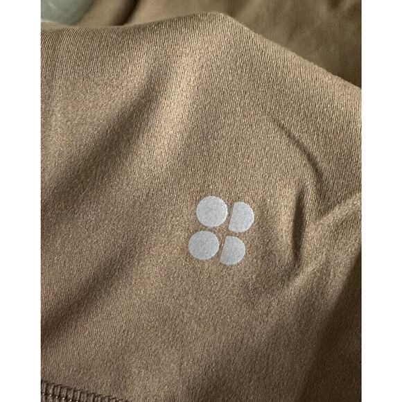 New Sweaty Betty All Day Wrap Waist 7/8 Workout Leggings Terra Brown US 6 UK S - Picture 6 of 6